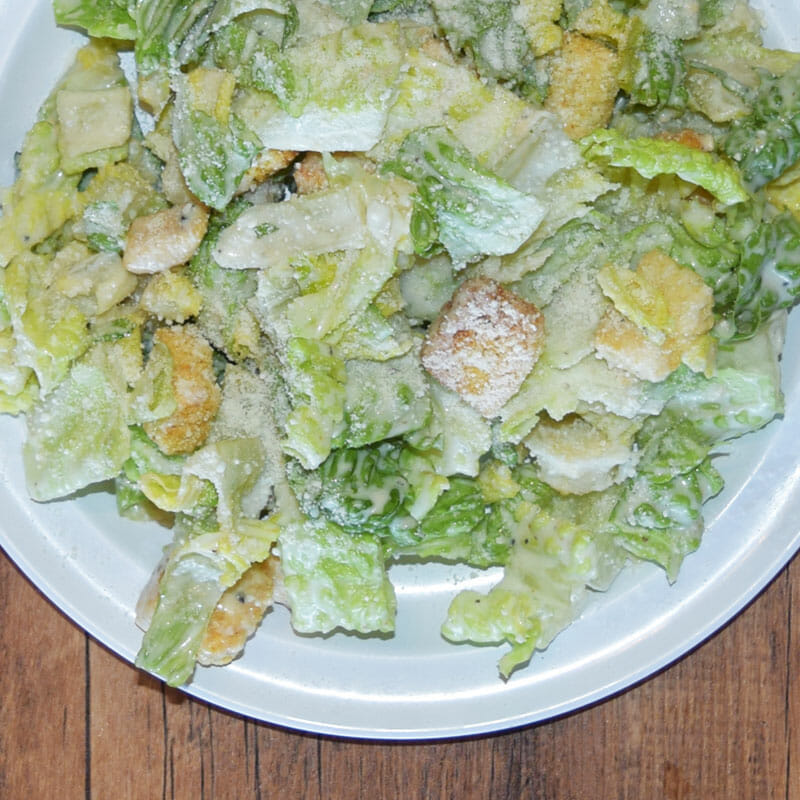 Caesar Salad Beautifully fresh and healthy traditional salad.